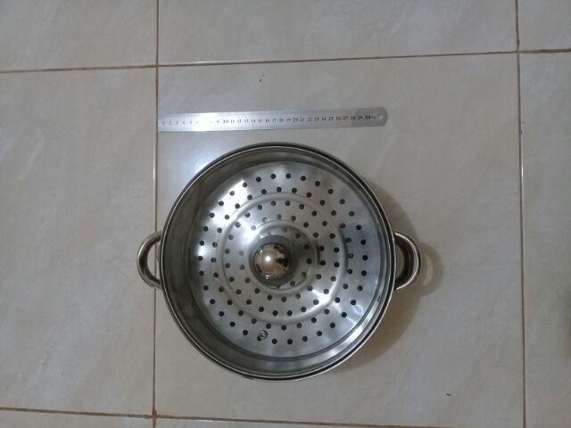 Panci Kukus Susun 2 Stainless 28 Cm / Dandang Steamer