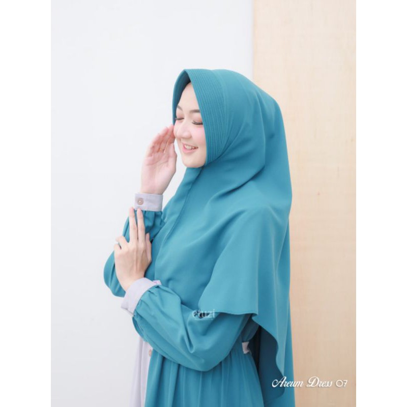 Jilbab Syari/Bergo Instan/Khimar syari/Jilbab wolycrepe/Jilbab gamis set/Areum Bergo by Etuzi-Attin