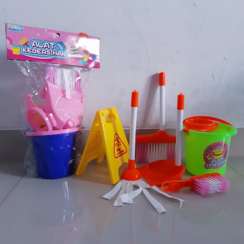 Mainan Alat Kebersihan Edukatif - Cleaning Set Anak Edukasi Clean Car