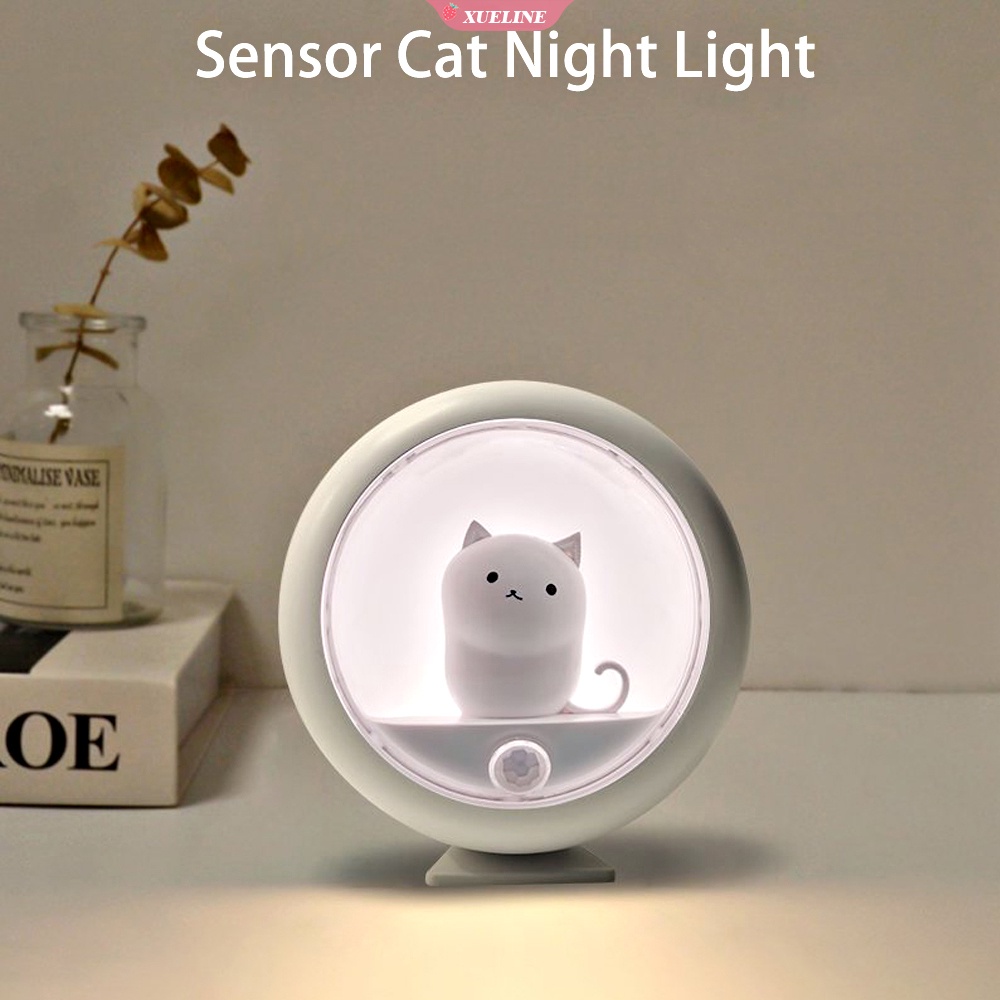 Lampu Malam LED USB Rechargeable Dengan Sensor Gerak Untuk Kamar Anak