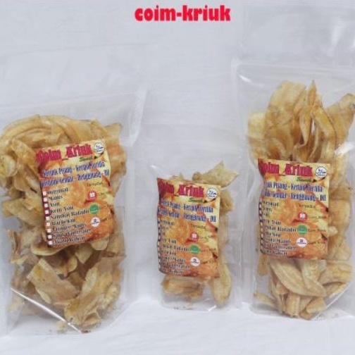 

KERIPIK PISANG ASIN 100gr TANNPA BAHAN PENGAWET DAN PEWARNA MAKANAN