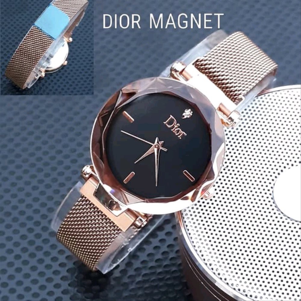 Jam Tangan Magnet Tali Pasir D Analog