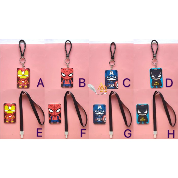 

Update Tempat Kartu Unik / Card Holder Model Tali Motif Superhero Keren Limited