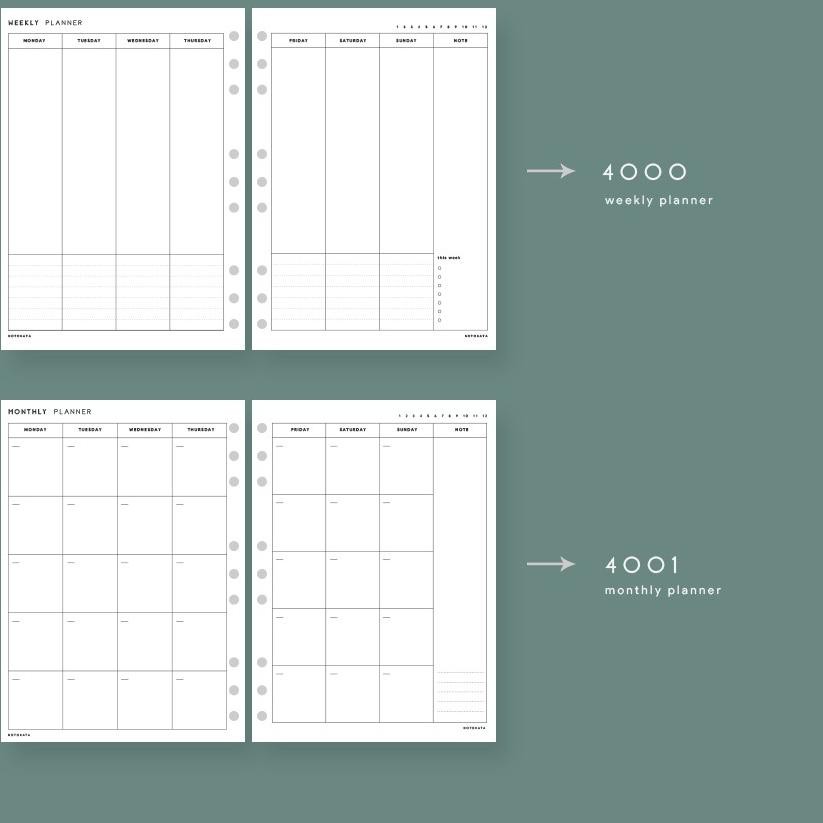 

W9ґZ B5 - Loose Leaf Planner ☻Terbatas