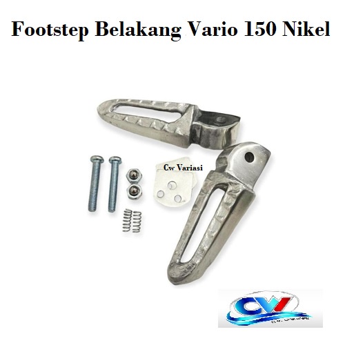 Footstep Belakang Vario 150 Nikel
