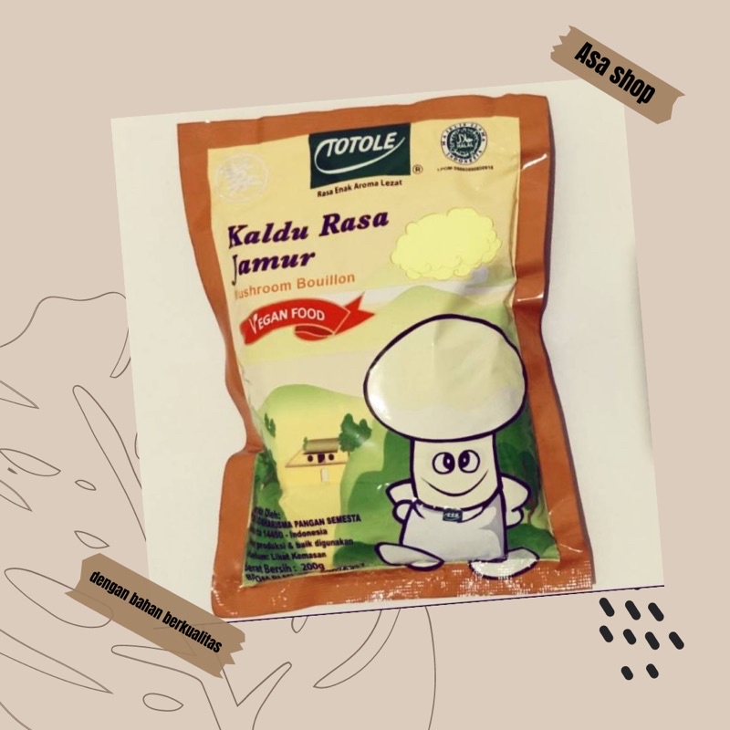 

totole kaldu jamur 100 gr & 200 gr