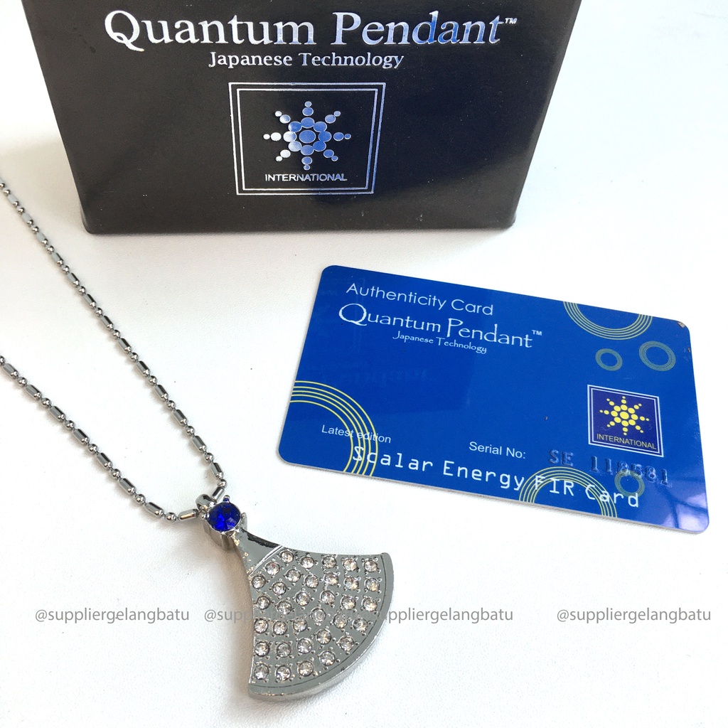 KALUNG KESEHATAN quantum Pendant KIPAS PERMATA GERMANIUM bersertifikat