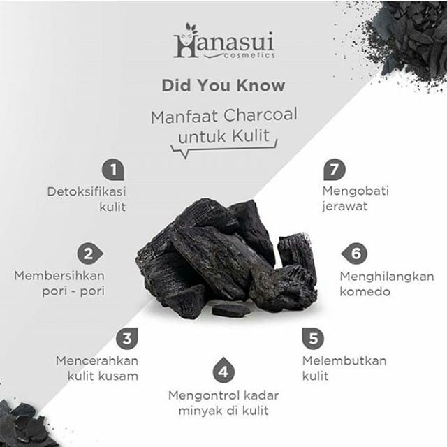 Sabun Arang Pemutih Kulit - Hanasui Bamboo Charcoal Soap With Scrub BPOM ORIGINAL