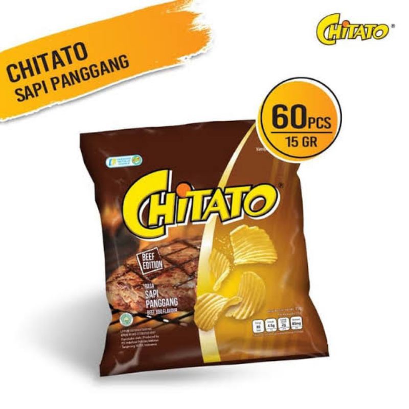 

Chitato 15 gram (1 dus isi 60 pcs) Toiri_store