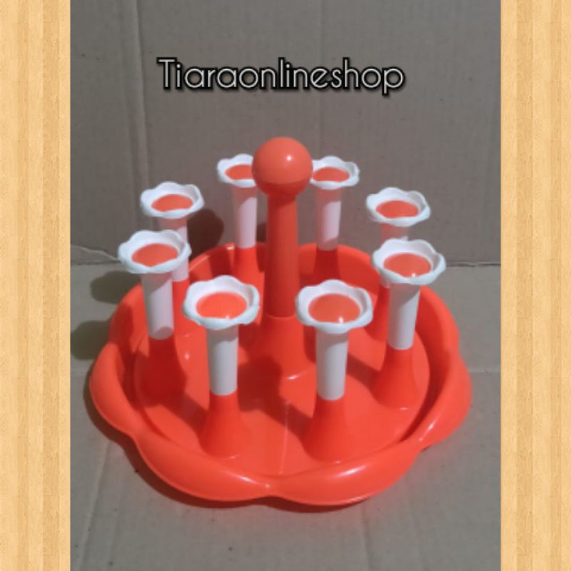 Tempat gelas isi 8pc/stand gelas isi 8pc/rak gelas