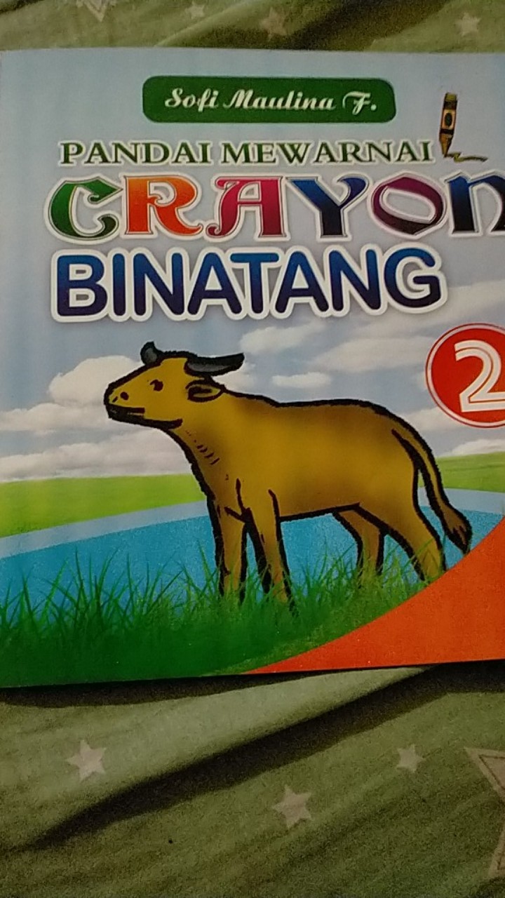 [BEST SELLER] Buku Pandai Mewarnai Crayon