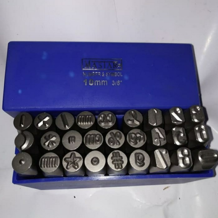 

(MEI) stamp punch angka dan simbol ketok bintik 3mm mastar germany