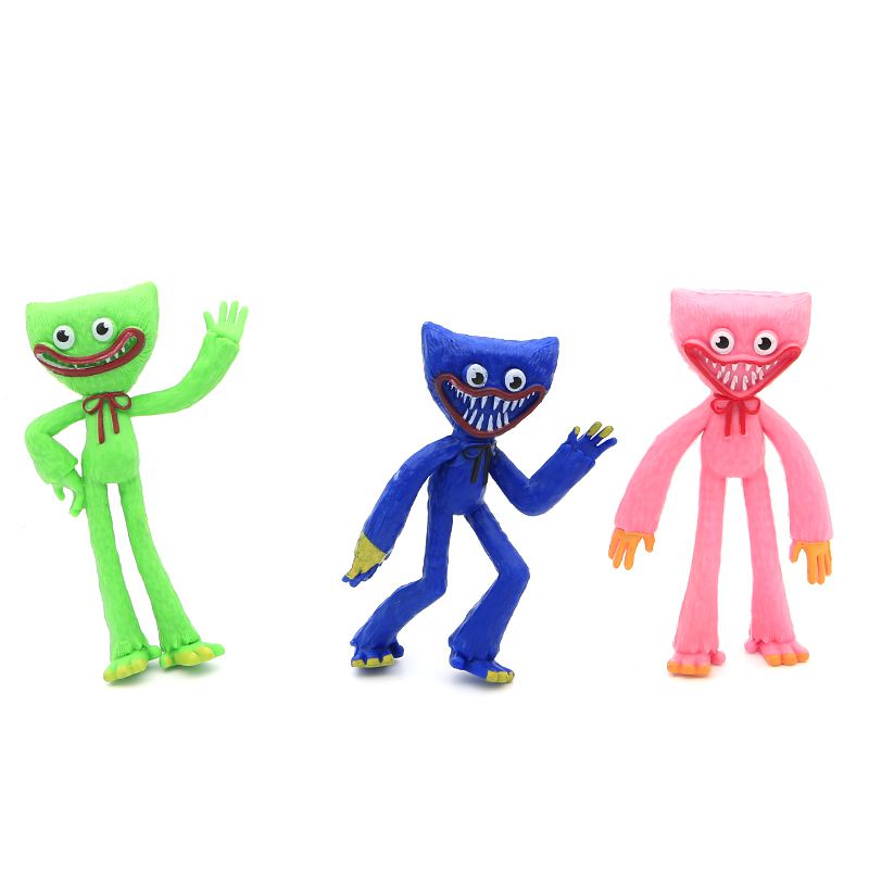 Wuggy Mainan Model Game Huggy Action 6pcs/set Anak-Anak Untuk Hadiah Hewan Boneka Figure