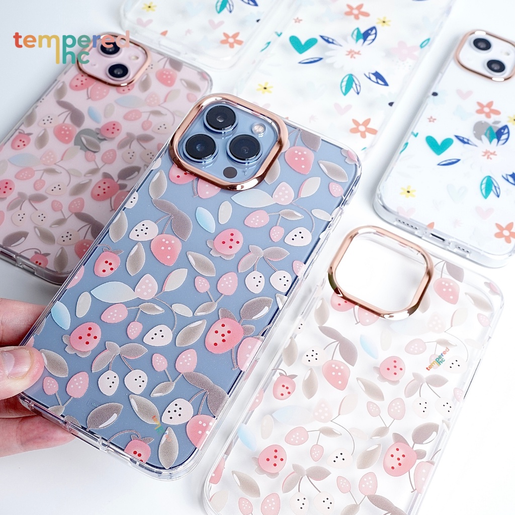 NEW !! WILDFLOWER PinkBerry Series Case Iphone ( Iphone x - 13 pro max Ready )