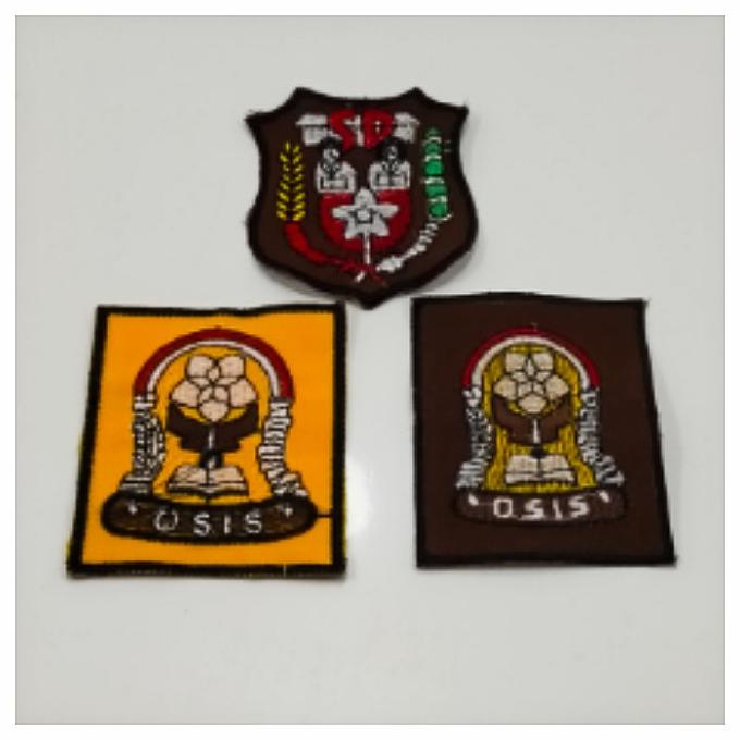 ATRIBUT SEKOLAH LOGO OSIS BORDIR