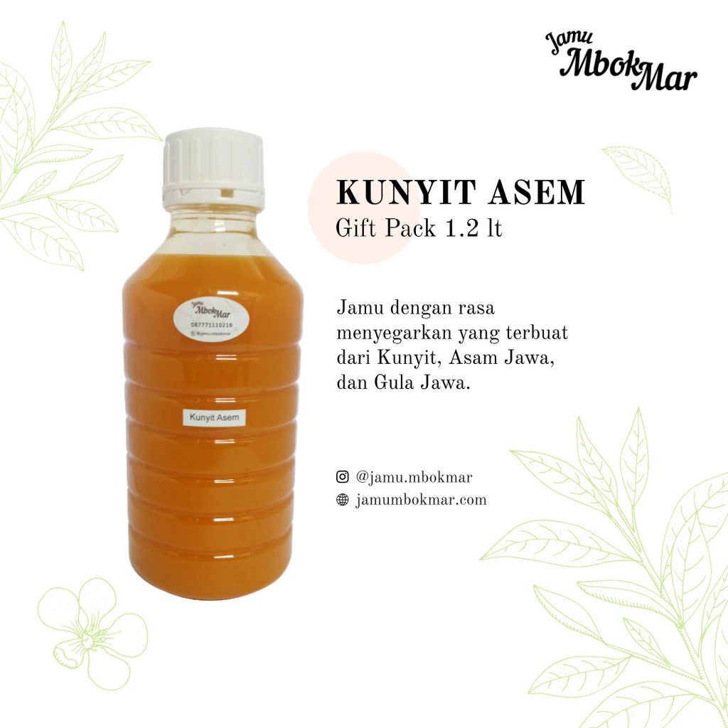 

Kunyit Asem Gift Pack 1,2lt