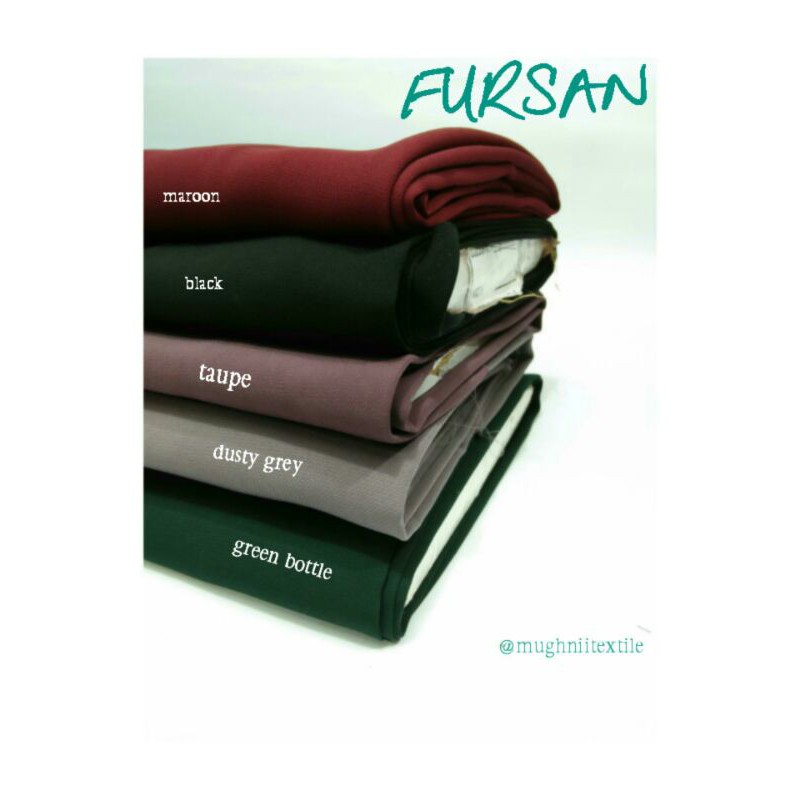 Kain Fursan Silk Abaya Arab Harga Setengah Meter