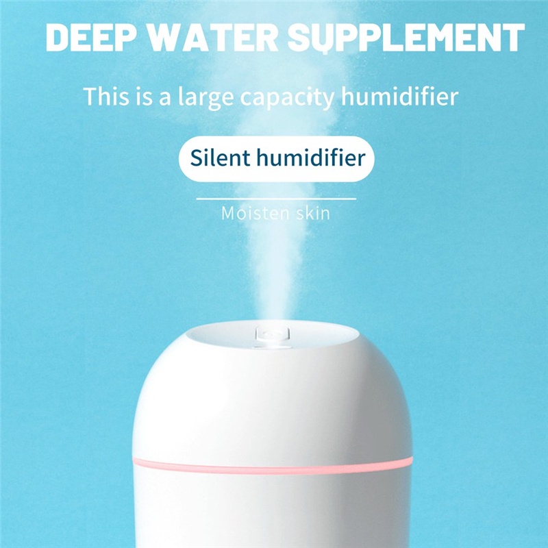 USB Portable dan pelembab udara aromatik, 420ml, pembersih diffuser minyak esensial ultrasonik, aromaterapi, untuk rumah dan mobil