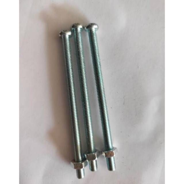 Baut mur panjang hub depan sepeda roda tiga anak