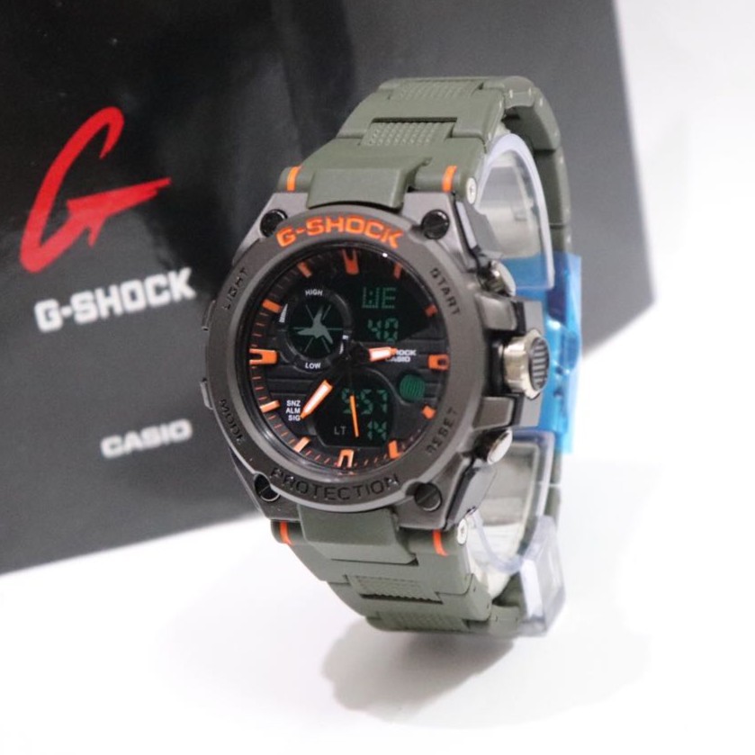 TERLARIS JAM TANGAN CASIO GSHOCK GPW 8600 ARMY