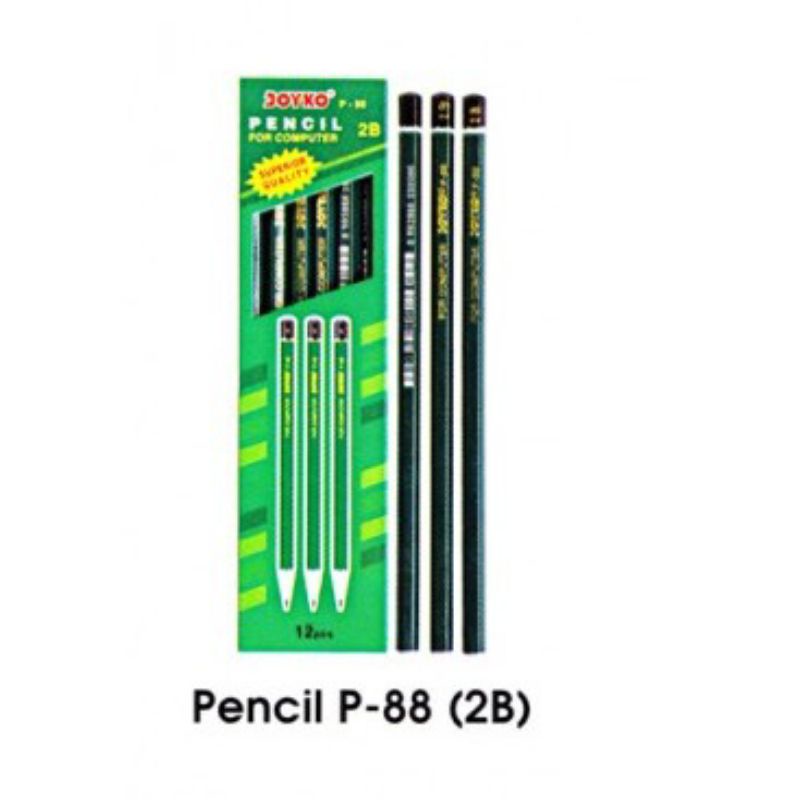 PENSIL JOYKO 2B P 88 TERMURAH Satuan PENSIL POTLOT MENULIS MURAH