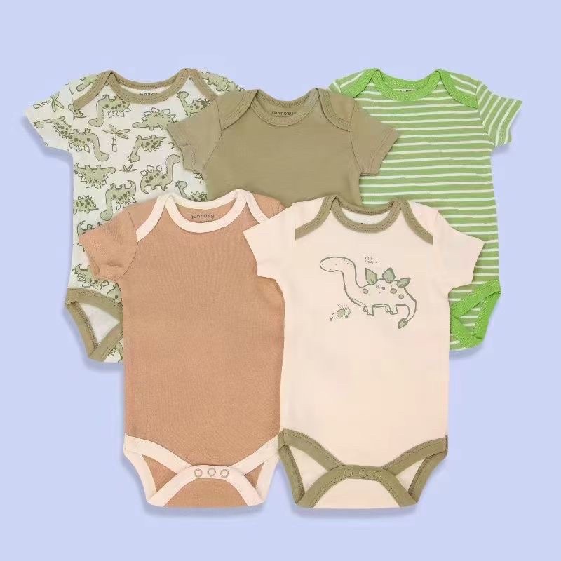 BABY K2 - Bodysuit Baby isi 5 Pcs Motif Cutie Saurus