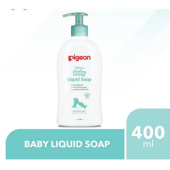 BABY LIQUID SOAP CHAMOMILE 400ML PUMP PIGEON PR060308 / SABUN MANDI