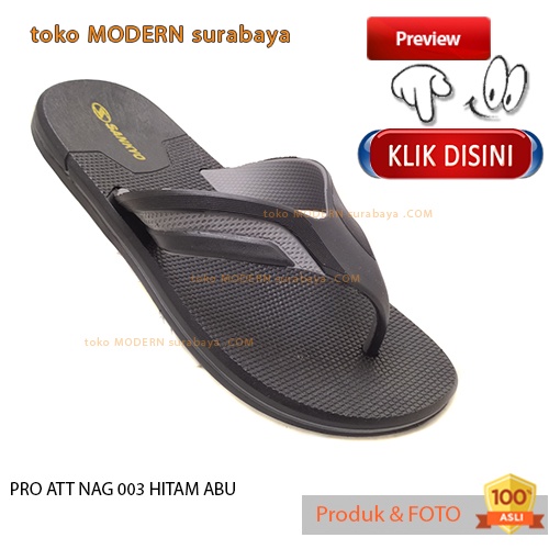 Sandal pria casual sandal jepit karet murah PRO ATT NAG 003