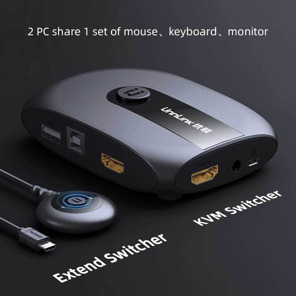 HDMI Switcher Mouse Keyboard Share with Extender