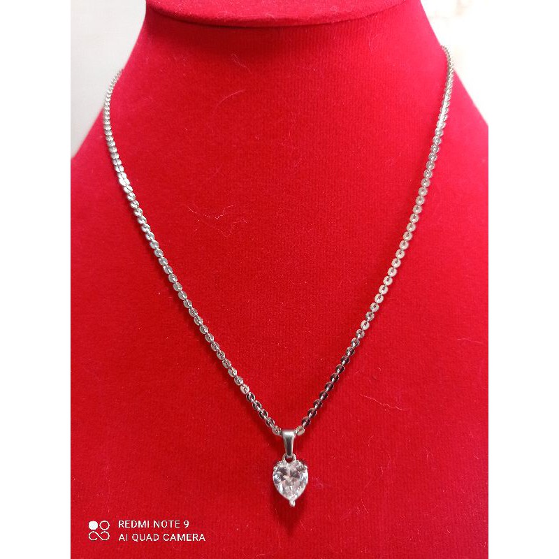 kalung titanium set liontin