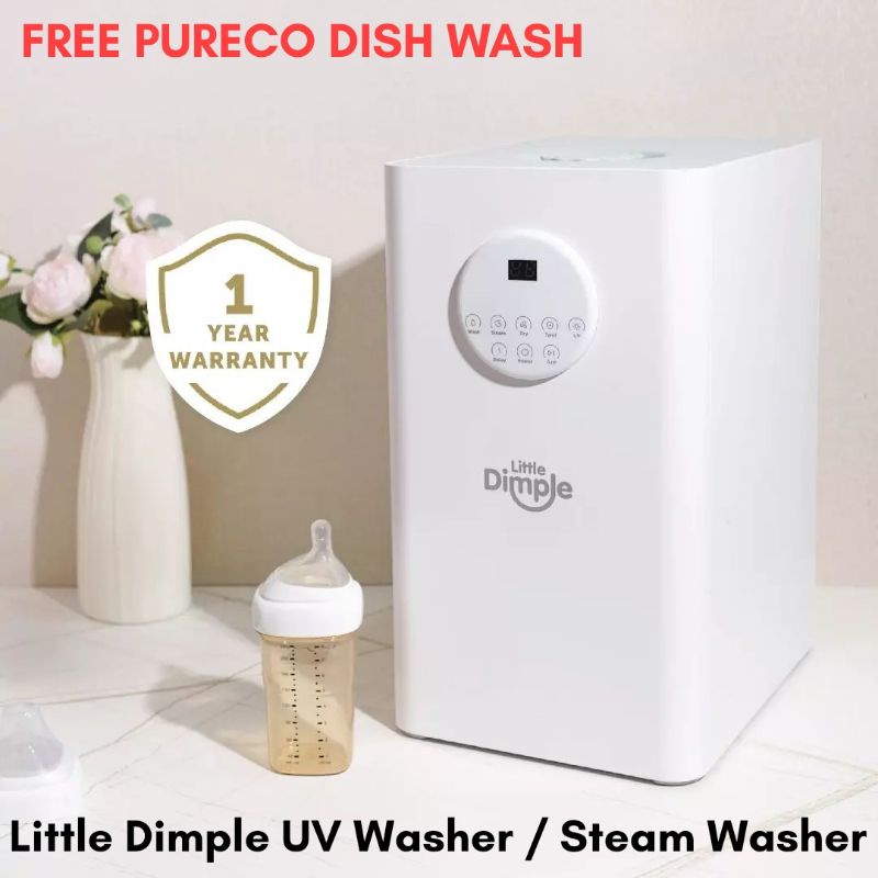 Little Dimple 4in1 Ultimate Bottle Washer / Alat Cuci Botol Otomatis UV / Steam