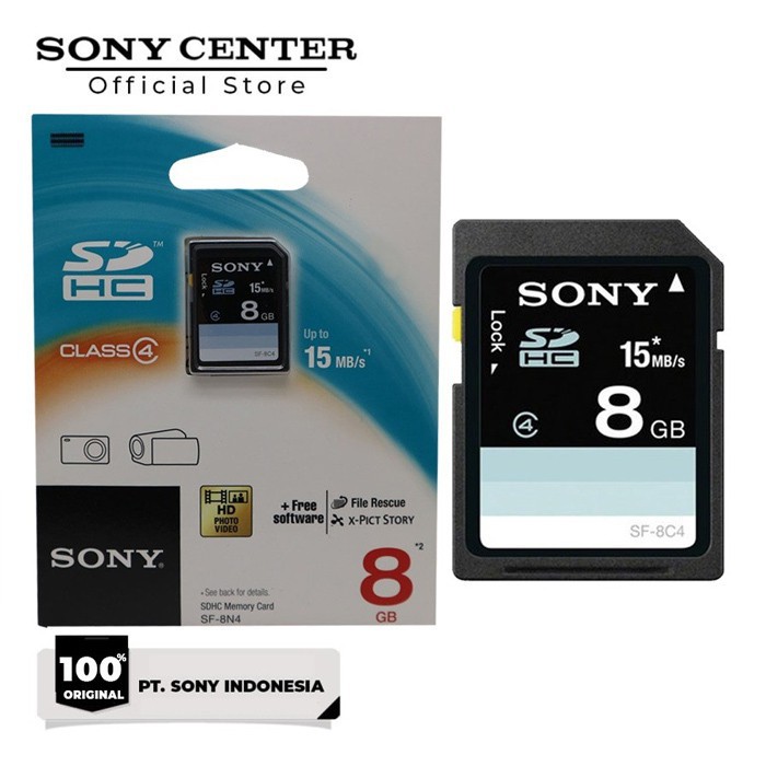 SONY SDHC 8GB CLASS 4 15MB/S