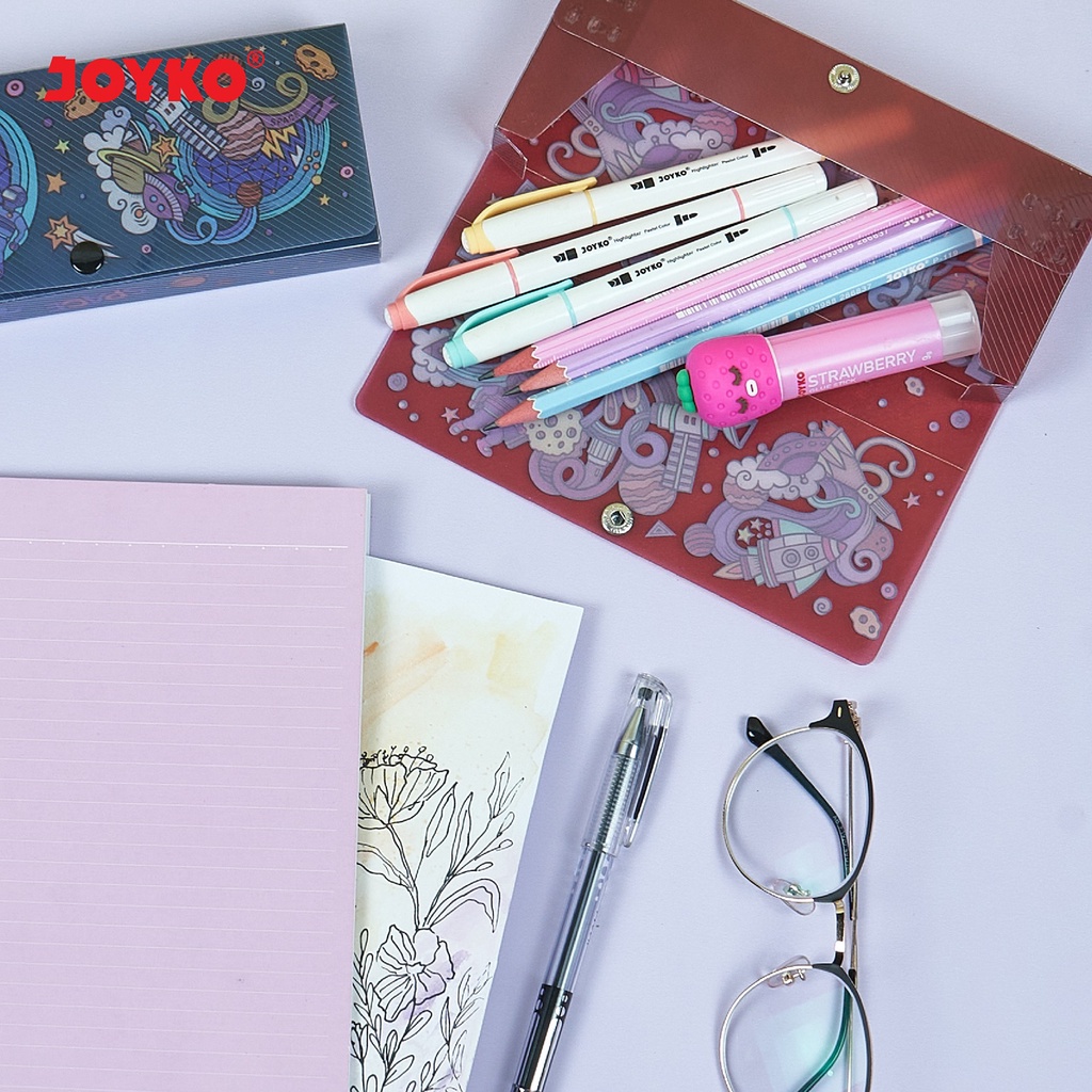 Kotak Tempat Pensil Pencil Case Joyko PC-0717SC-30-4