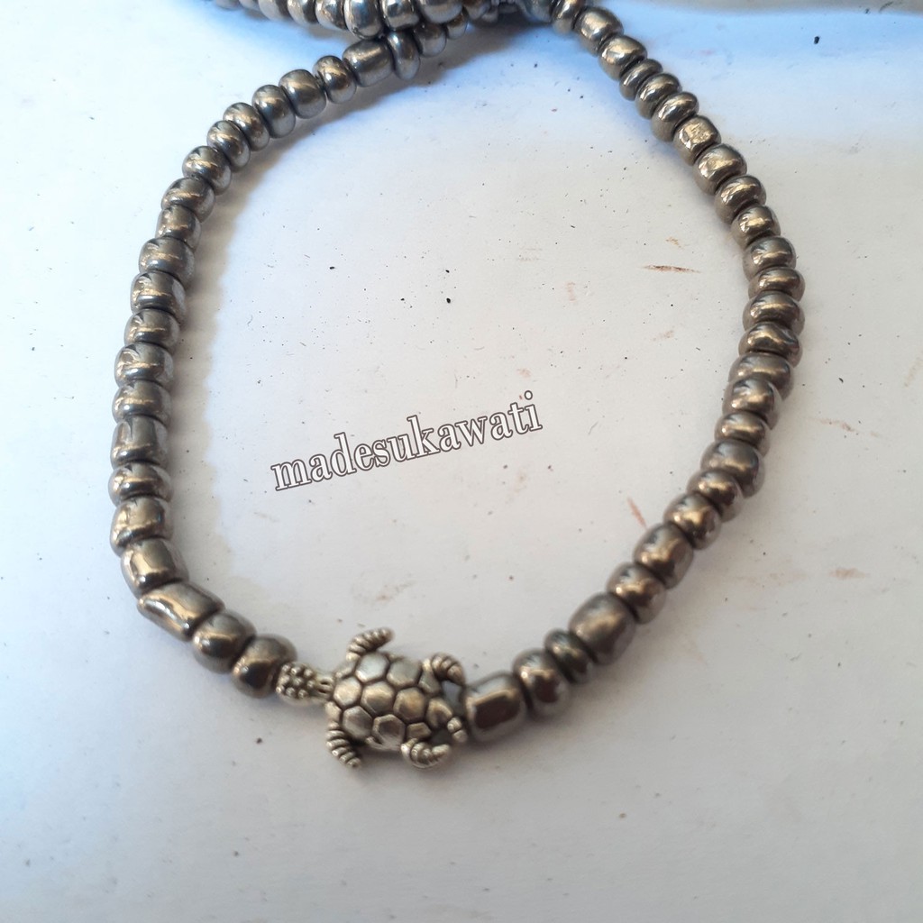 Kerajinan Gelang Batu manik bracelet mote