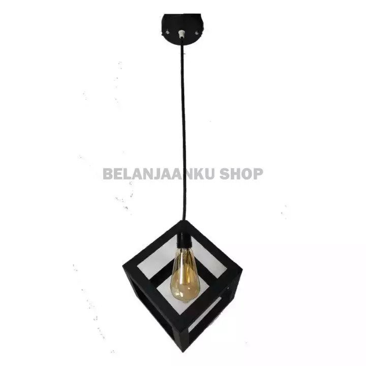 bisa COD VIRAL 2023 Lampu Hias Gantung Kubus Lampu Minimalis Cafe / Ruang Tamu