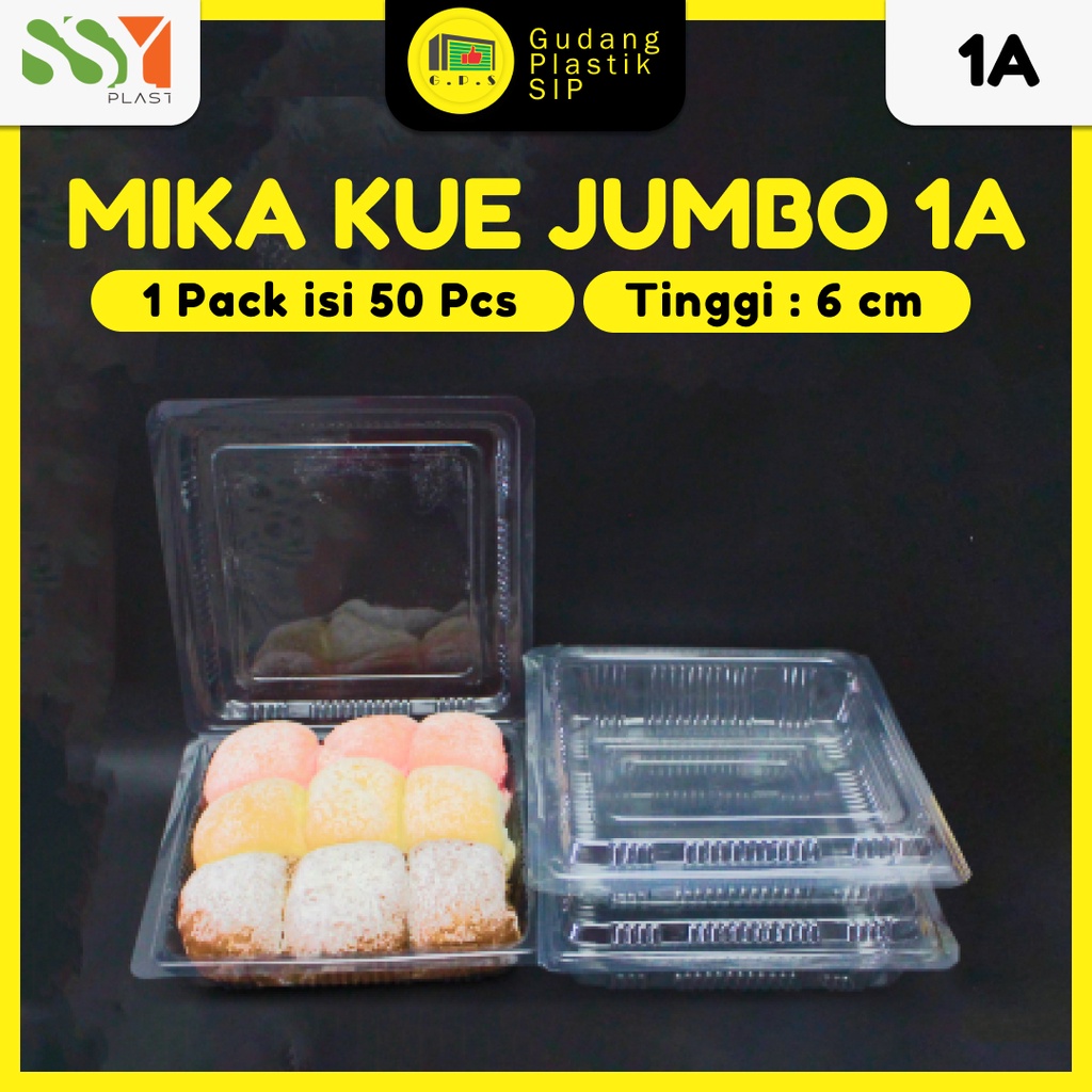 Mika Plastik Kue Jumbo 1A | Mika Bolu Jumbo (ISI 50) / FOOD GRADE