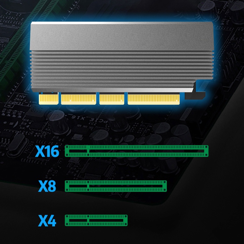 Bt Internal Pci-E 4.0 X4 Ke Untuk M.2 NVME Controller Card Adapter Support 2230-2280