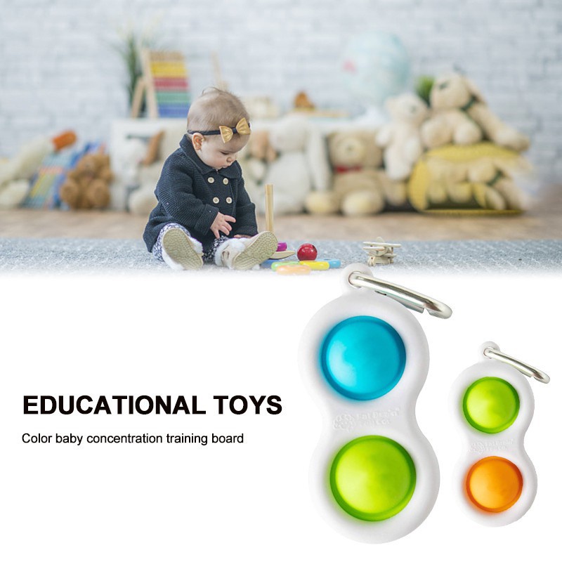 MurmerOfficial  R362 Simple Dimple Fidget Toy Set Stress Relief Toys Autism Anxiety Stress Hand Toys