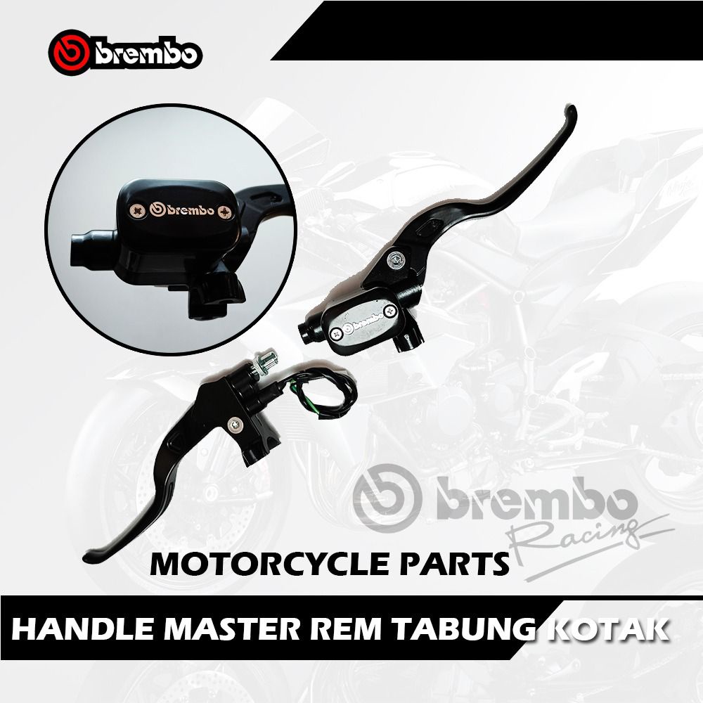 handle master rem tabung kotak set kiri kanan universal semua motor