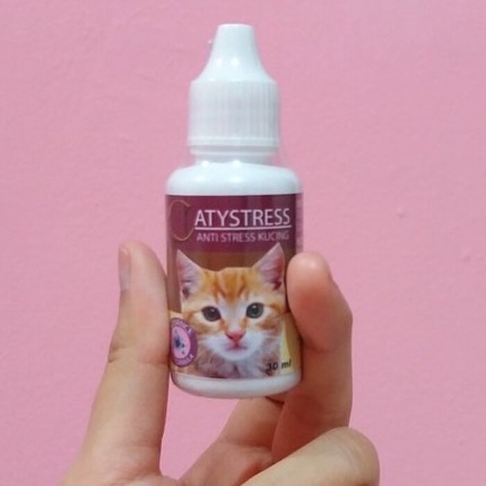 Catystress 30ml Obat Anti Stres Kucing Caty Stress Murung Galak Tetes