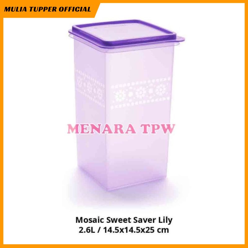 Tupperware Mosaic Sweet Saver Ungu