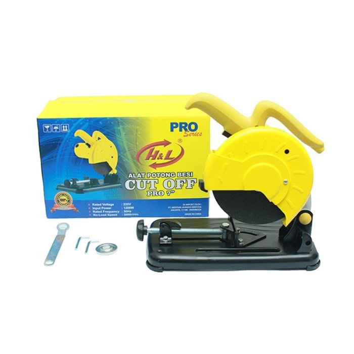 Mesin Cutting Cut Off 7 Inch Gergaji Potong Besi H&L