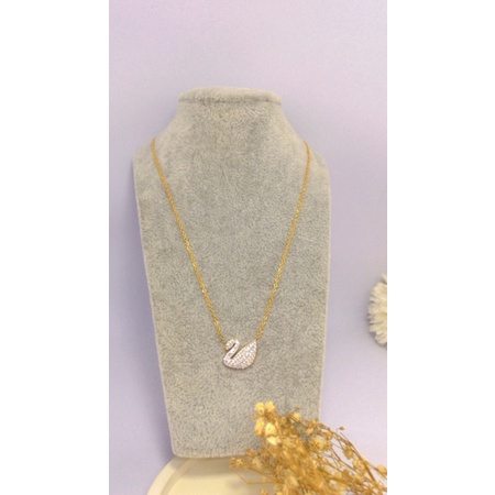 kalung titanium liontin bebek