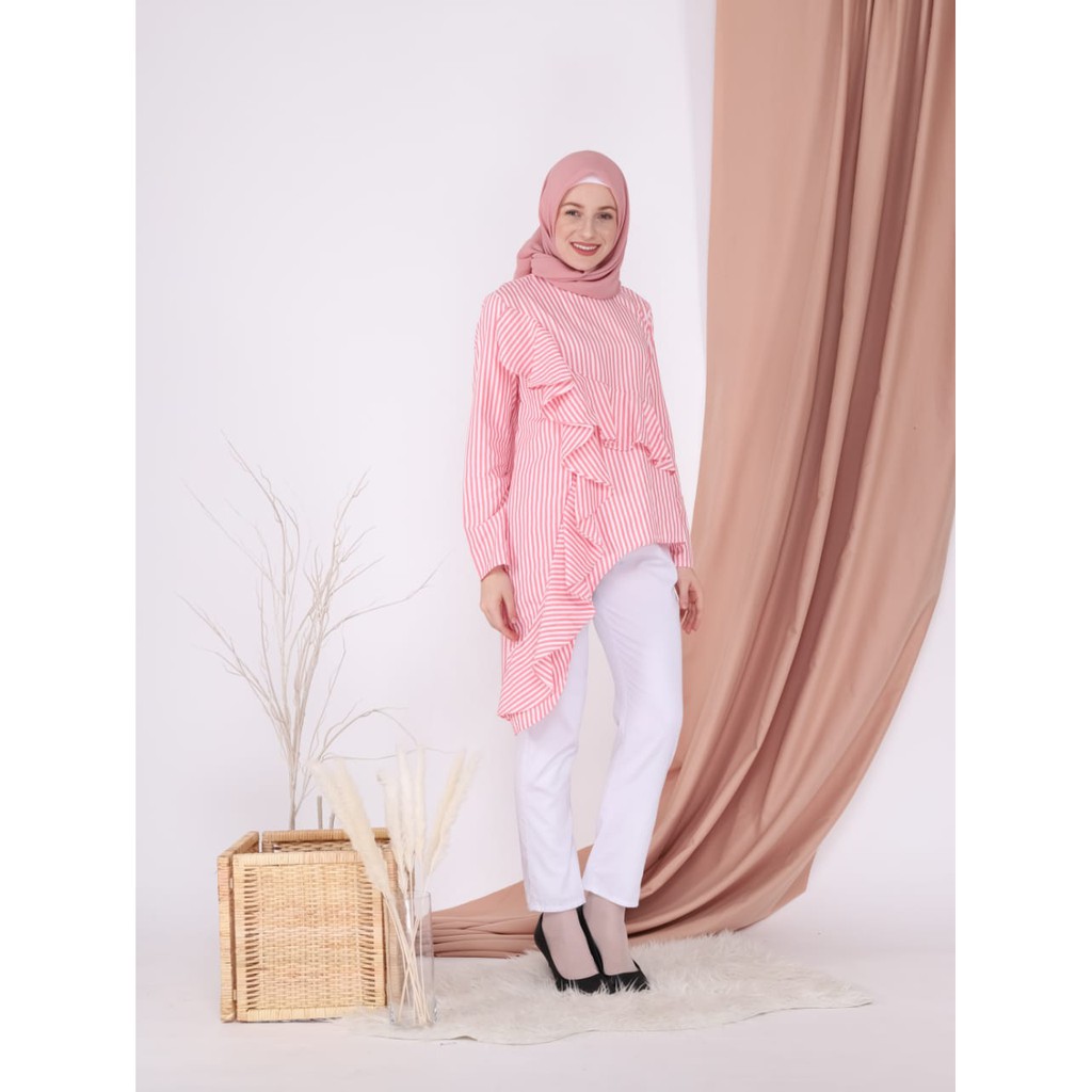 Tunik Nakajima Seri Shakila Premium Bahan Katun Shopee Indonesia