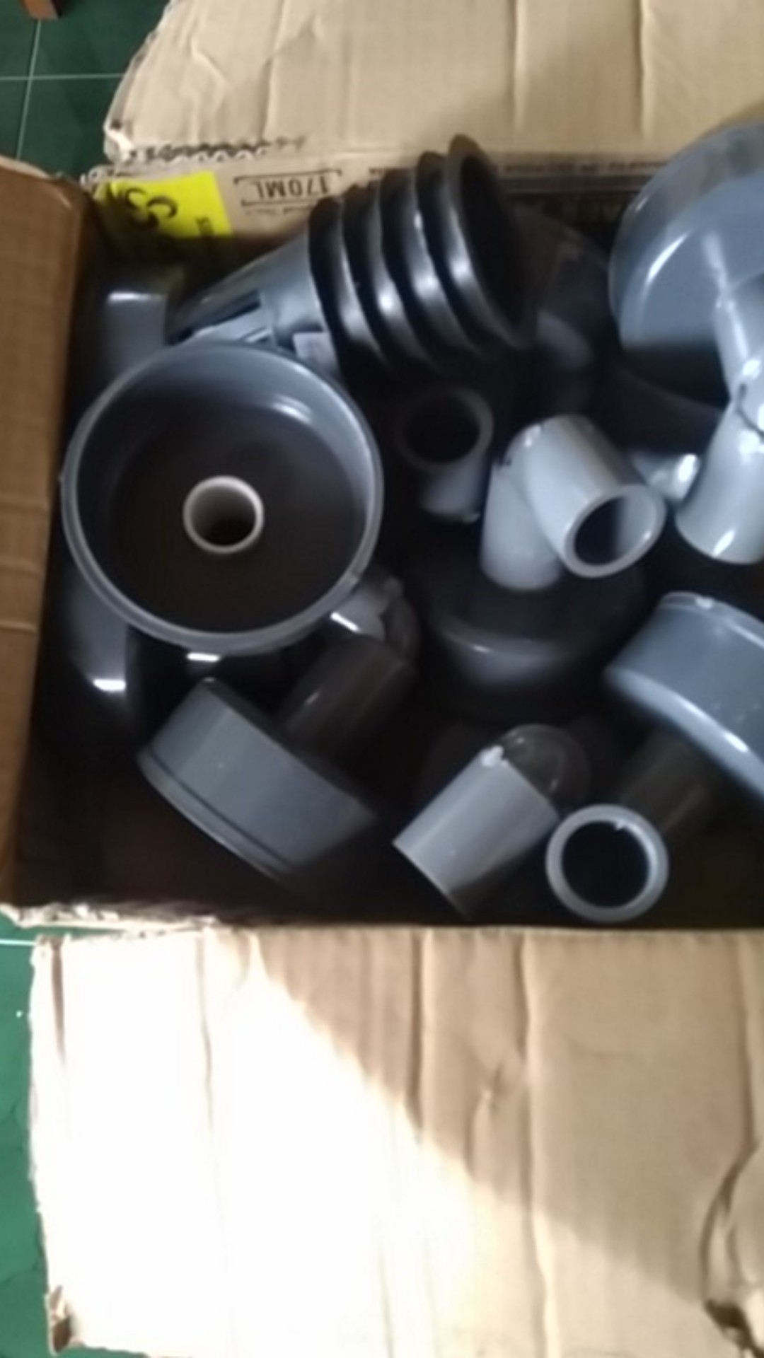 Dop Tutup Pipa Hidroponik 2 1/2 Inch Output 1/2 Inch Fitting Paralon Pvc