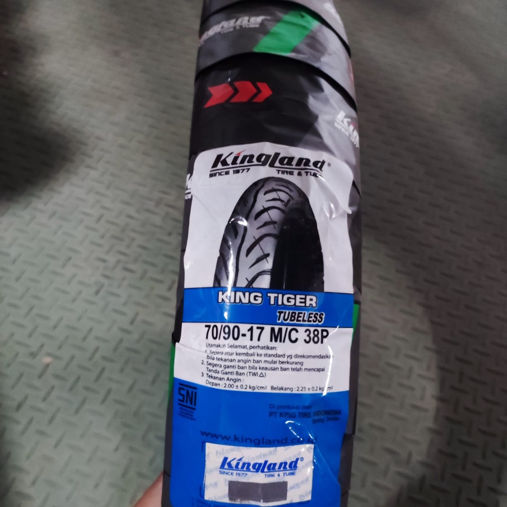 Ban motor bebek Kingland King Tiger 70 90 17 tubeless