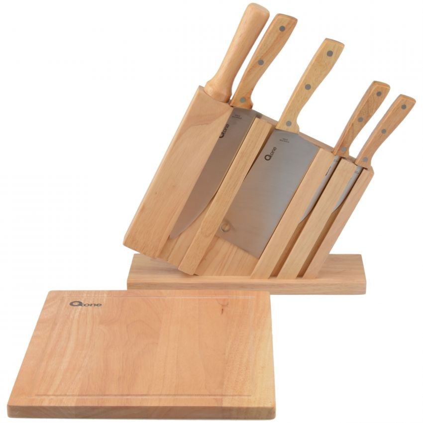 Pisau Dapur OX-95 7Pcs Wooden Knife Set Oxone