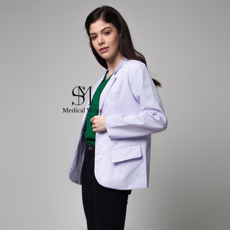 JAS DOKTER WANITA LENGAN PANJANG SNELI DOKTER BLAZER MEDICAL ONLINE