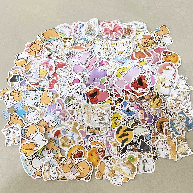 (10 PCS) RANDOM STICKER AESTHETIC CUTE STICKER HP LAPTOP BUJO-6