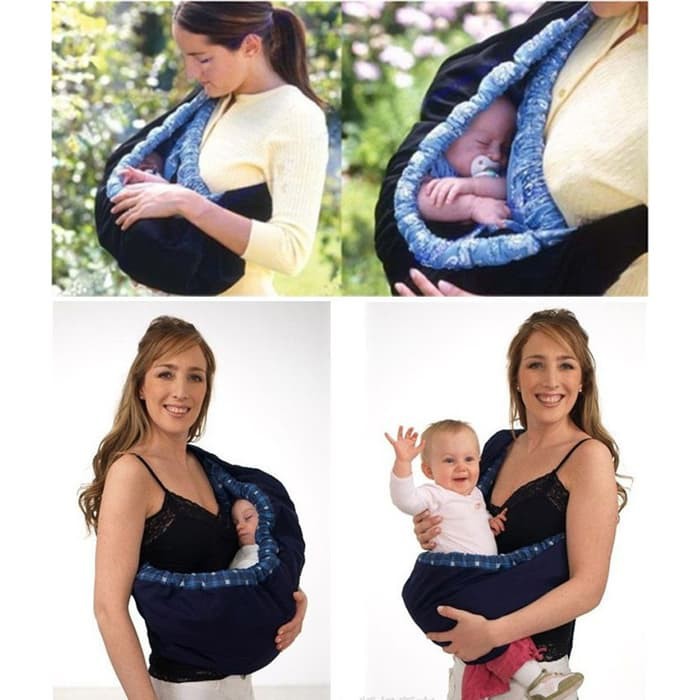 nursing newborn in wrap